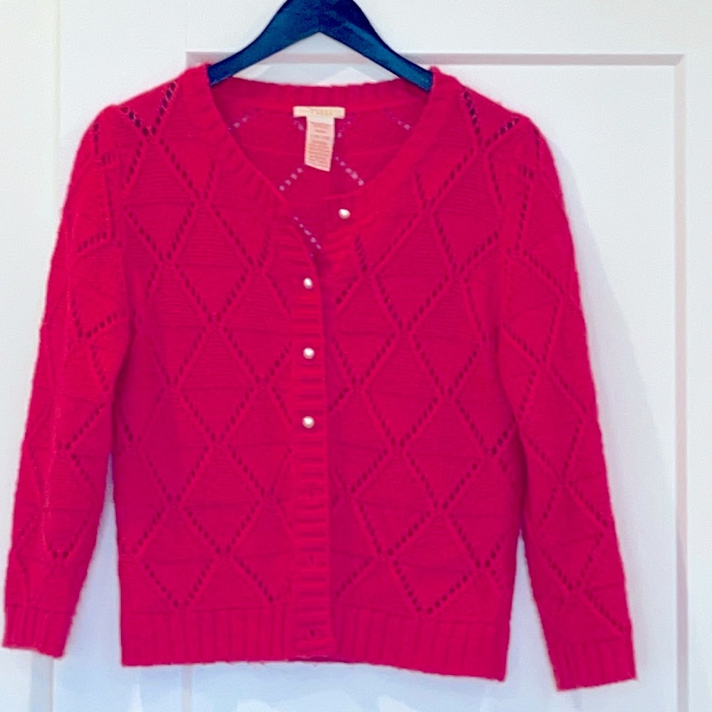 Vintage pink Tulle cardigan